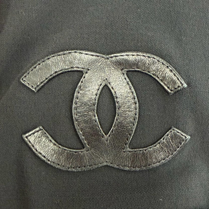 Chanel Boutique Elastane Leather CC Logo Dress Black 40 — view 7