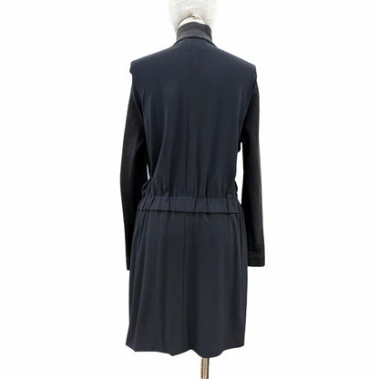 Chanel Boutique Elastane Leather CC Logo Dress Black 40 — view 3