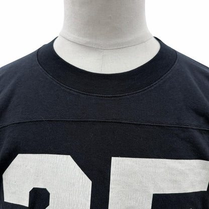Gucci Cotton 100% Numbering Logo Print Crew Neck Short Sleeve T-Shirt Black — view 2