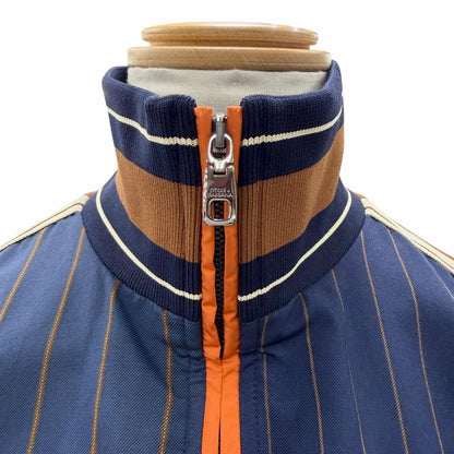 Dolce & Gabbana Black Tag Striped Pattern Leather with Patch Jacket Pants Set — view 3