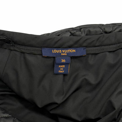 Louis Vuitton Knee Length Quilted Tight Skirt Black 36 — view 6