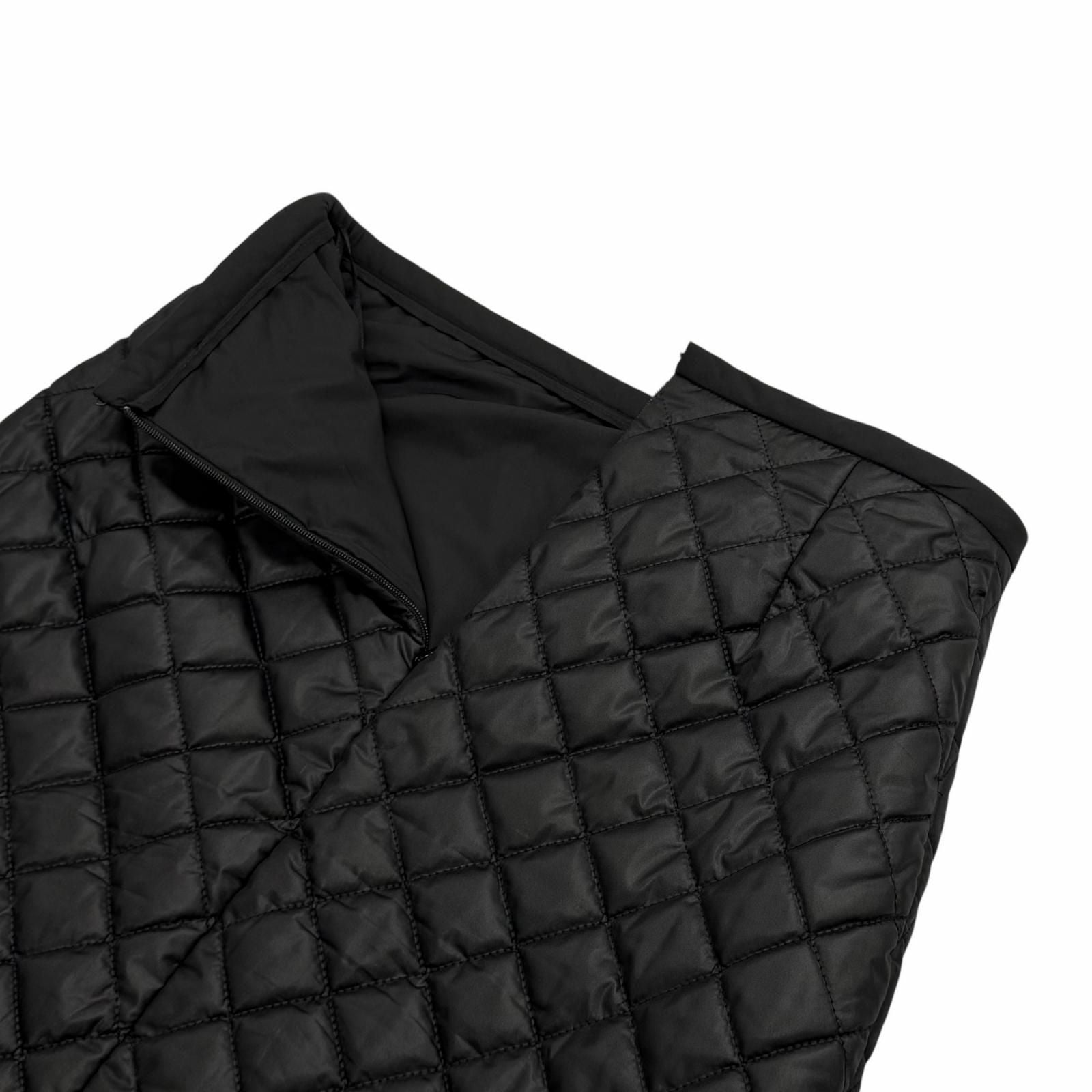 Louis Vuitton Knee Length Quilted Tight Skirt Black 36 — view 5