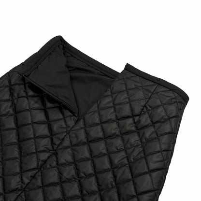 Louis Vuitton Knee Length Quilted Tight Skirt Black 36 — view 5