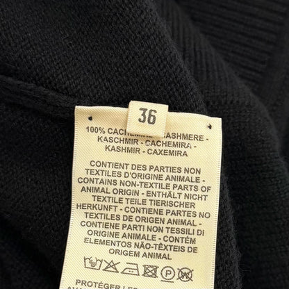 Hermes Cashmere Series Button Neck Knit Vest Black 36 UK — view 7