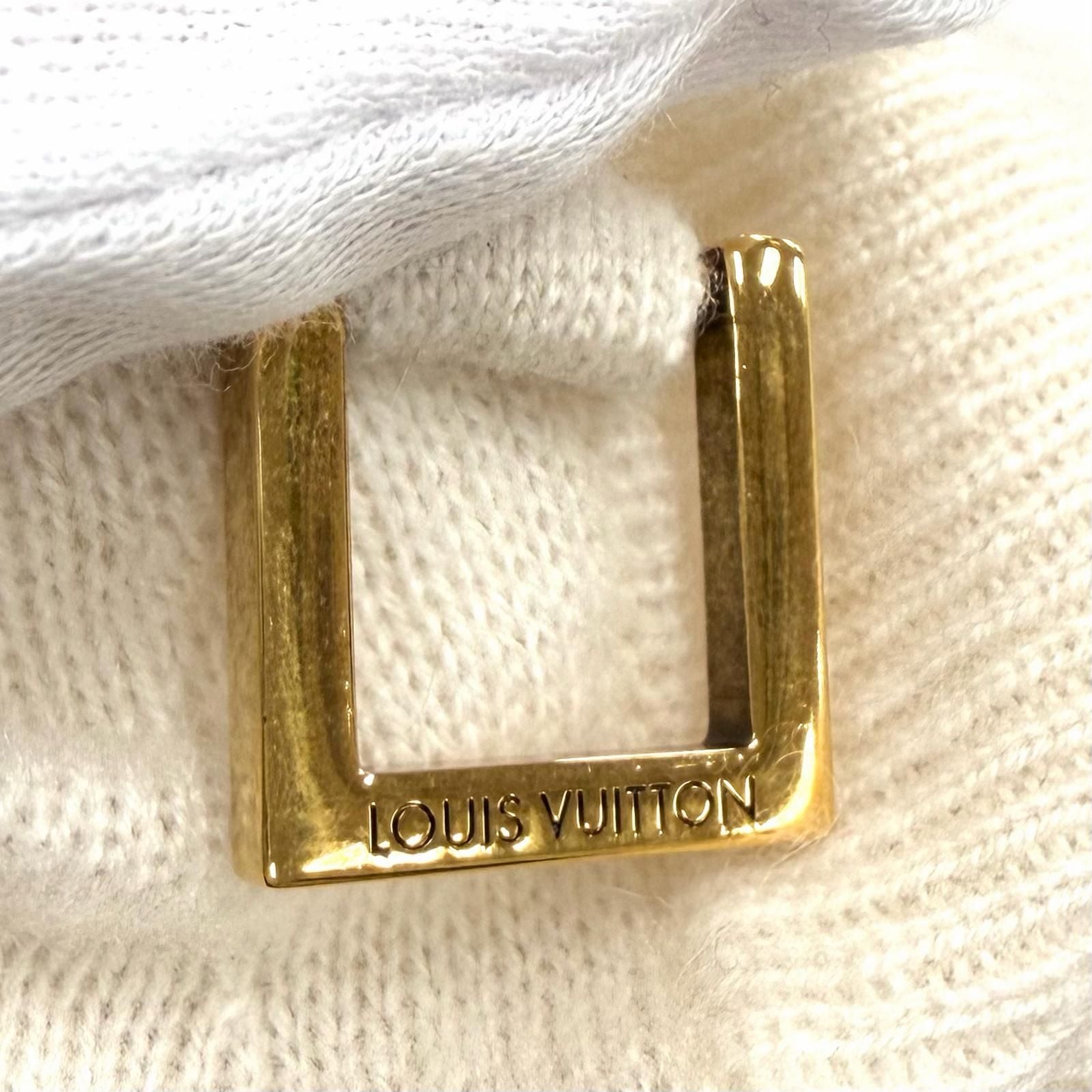 Louis Vuitton Logo Turtleneck Cashmere Dress Off White — view 5