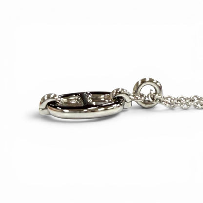Hermes Pendant Mini Maillon PM Chaine D'ancre Necklace Black — view 6