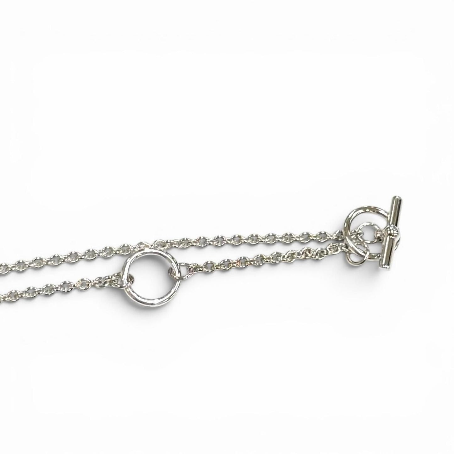 Hermes Pendant Mini Maillon PM Chaine D'ancre Necklace Black — view 7