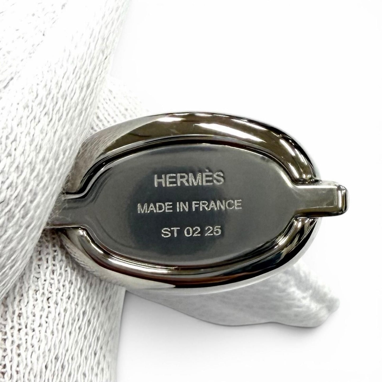 Hermes Pendant Mini Maillon PM Chaine D'ancre Necklace Black — view 8