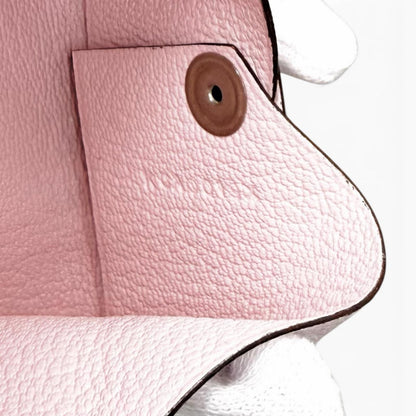 Hermes Calvi Rose Darling Chevre Business Card Holder Case — view 9