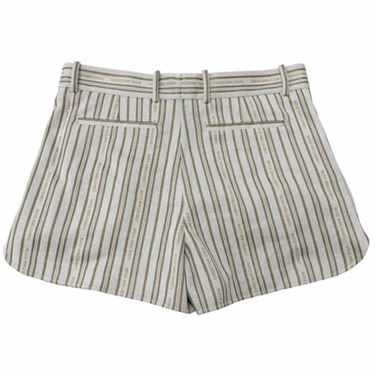 Dior Homme Striped Pattern Shorts Ivory — view 2