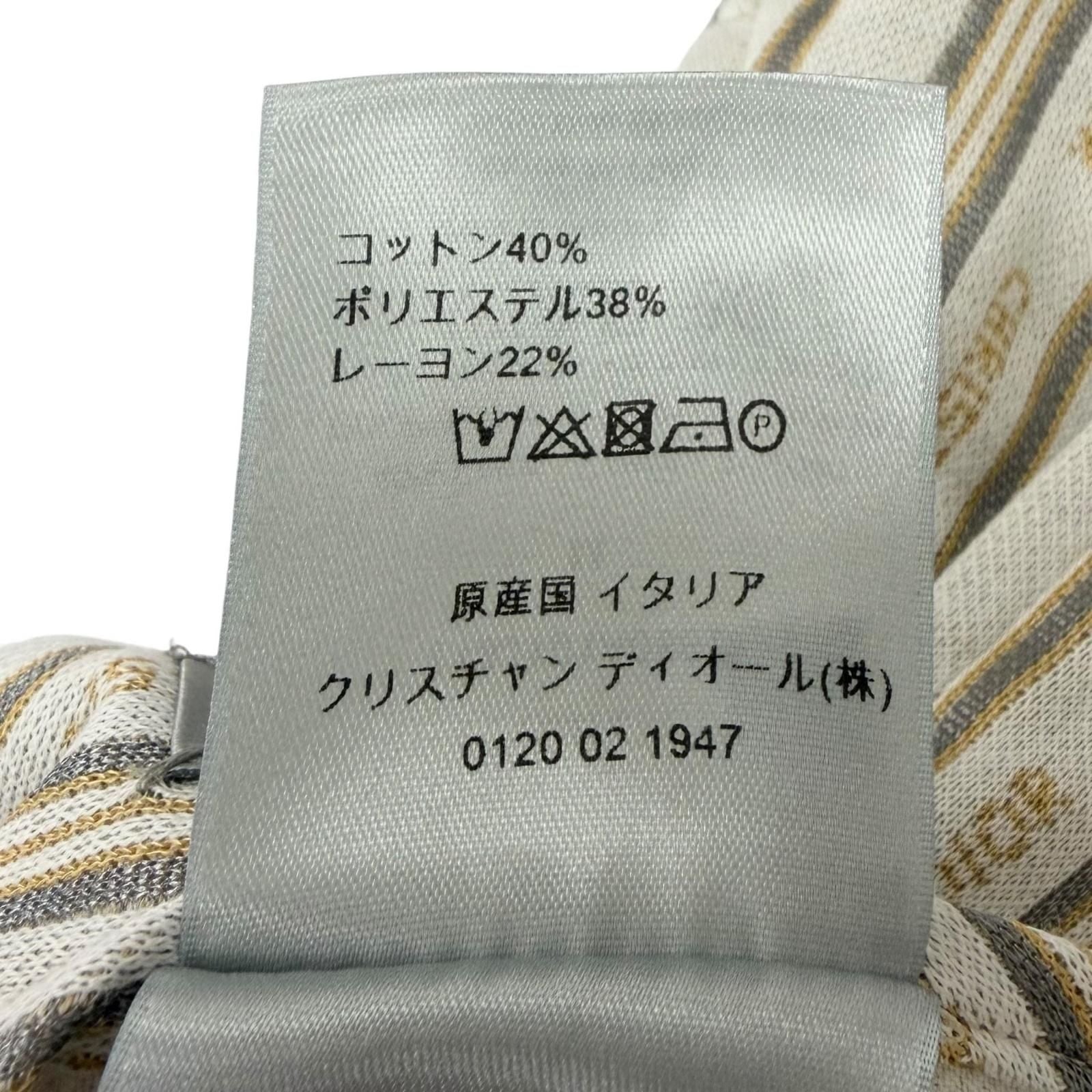 Dior Homme Striped Pattern Shorts Ivory — view 7