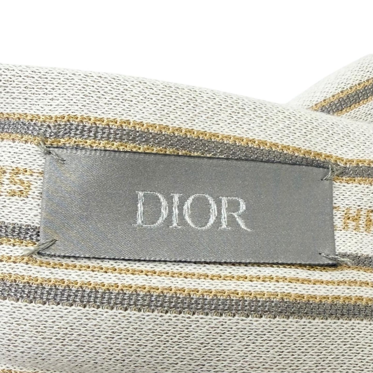 Dior Homme Striped Pattern Shorts Ivory — view 5