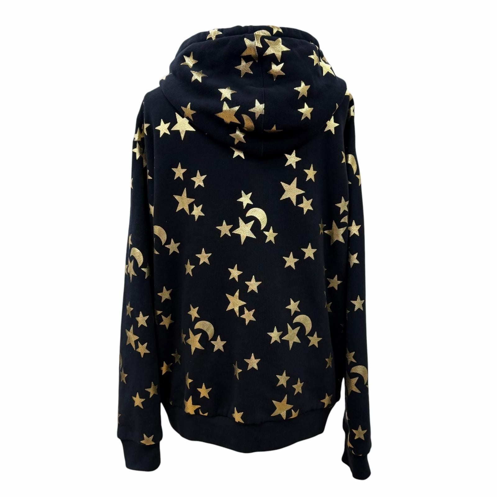 Gucci Cotton 100% Vintage Processed GG Button Sherry Line Star Logo Hooded — view 3