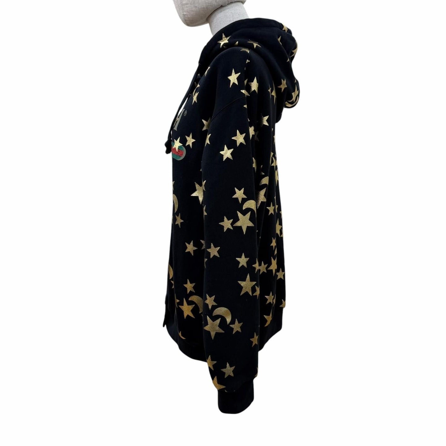 Gucci Cotton 100% Vintage Processed GG Button Sherry Line Star Logo Hooded — view 2
