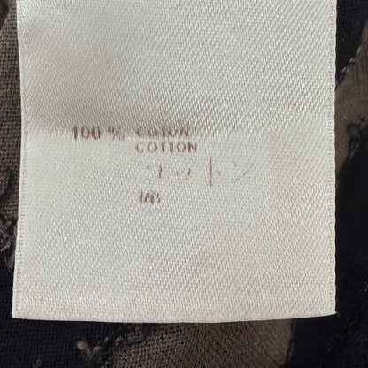 Louis Vuitton Cotton 100% Border Logo Print Crew Neck Short Sleeve T-Shirt Gray — view 7
