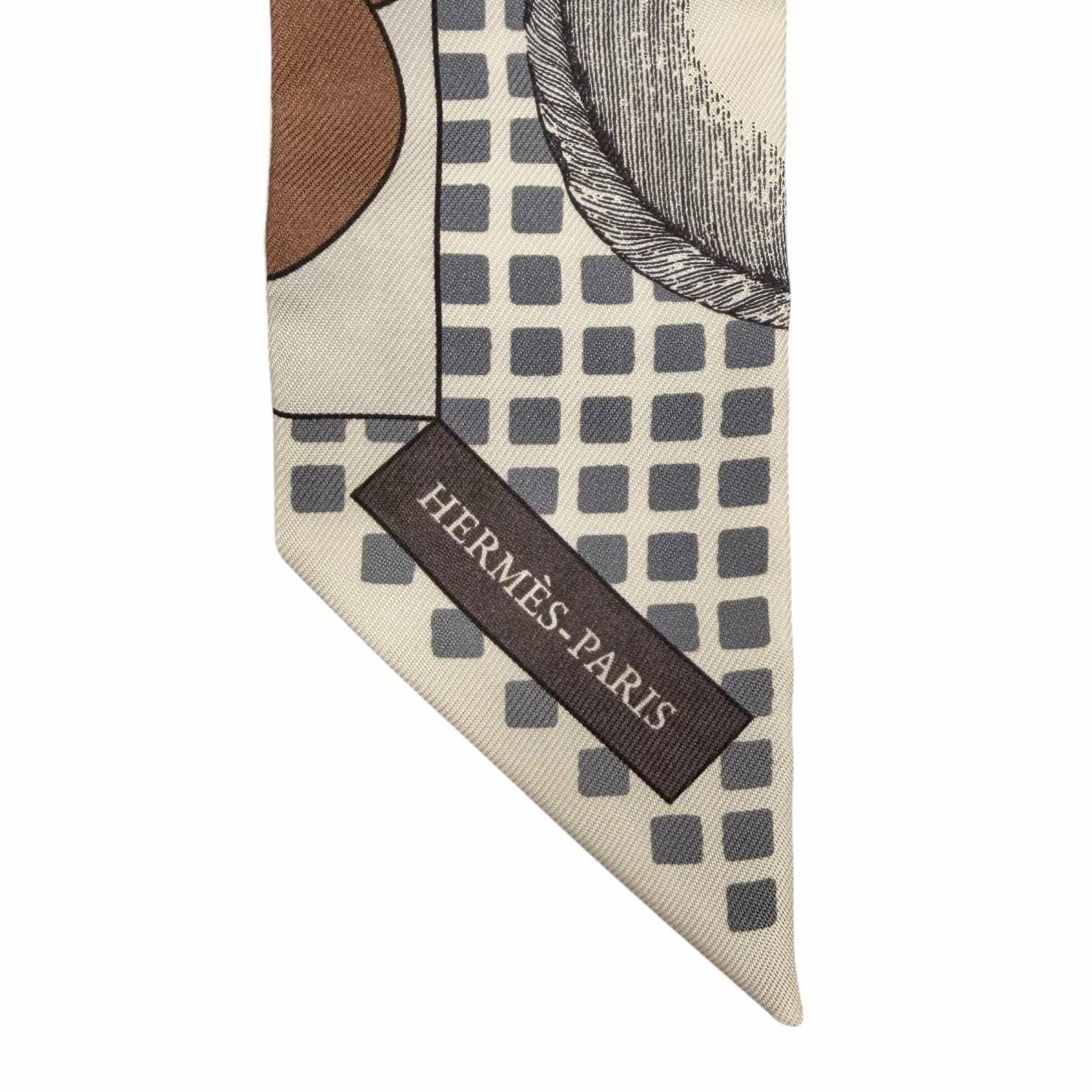 Hermes Cavalier en Formes Silk 100% Scarf Multi — view 4