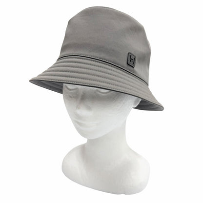 Hermes Cotton Polyurethane Grimeyer Logo Patch Bucket Hat 60 — view 3