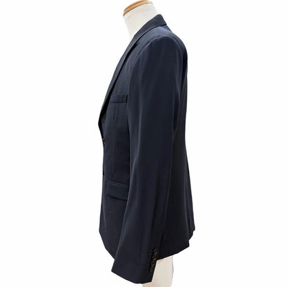 Dior Homme Wool Logo Button Single Jacket Tailored Black 50 — view 3