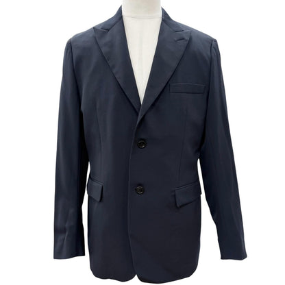 Dior Homme Wool Logo Button Single Jacket Tailored Black 50