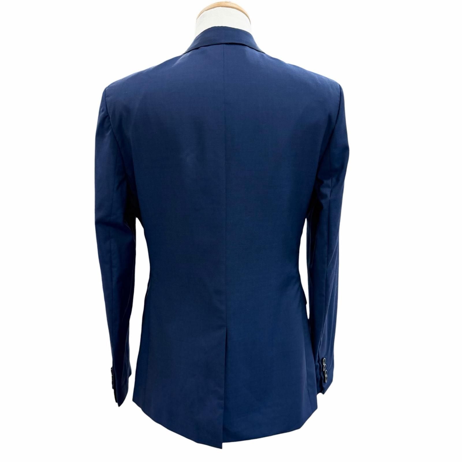 Dior Homme Wool Logo Button Single Jacket Terre Navy 48 — view 4
