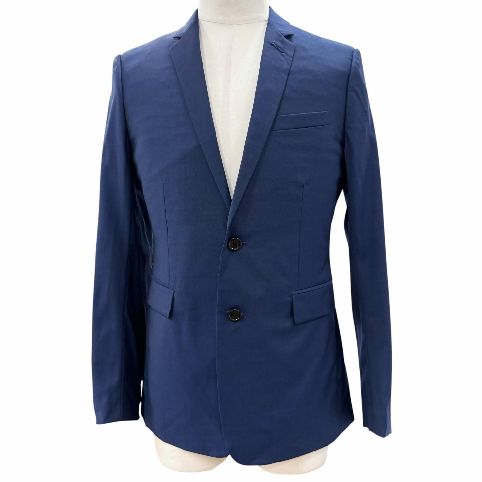 Dior Homme Wool Logo Button Single Jacket Terre Navy 48