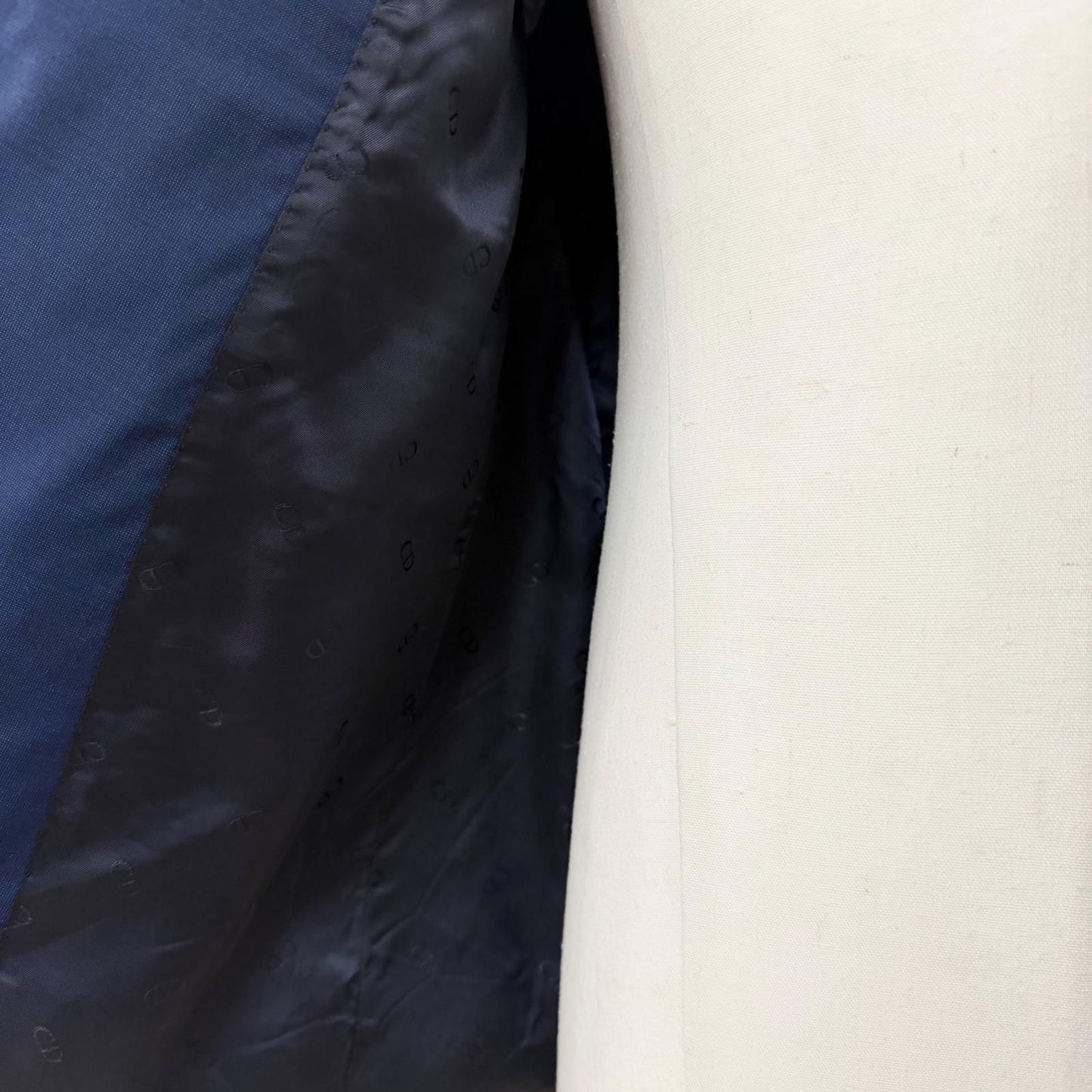Dior Homme Wool Logo Button Single Jacket Terre Navy 48 — view 5
