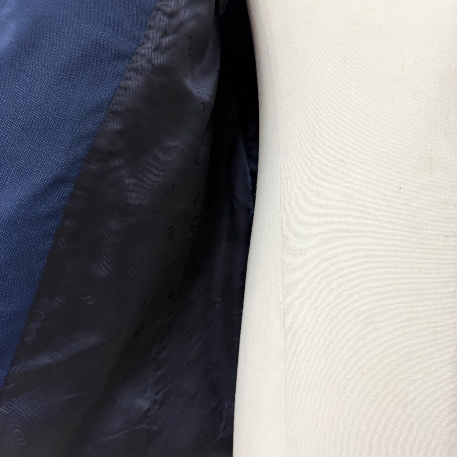 Dior Homme Wool Logo Button Single Jacket Terre Navy 48 — view 5