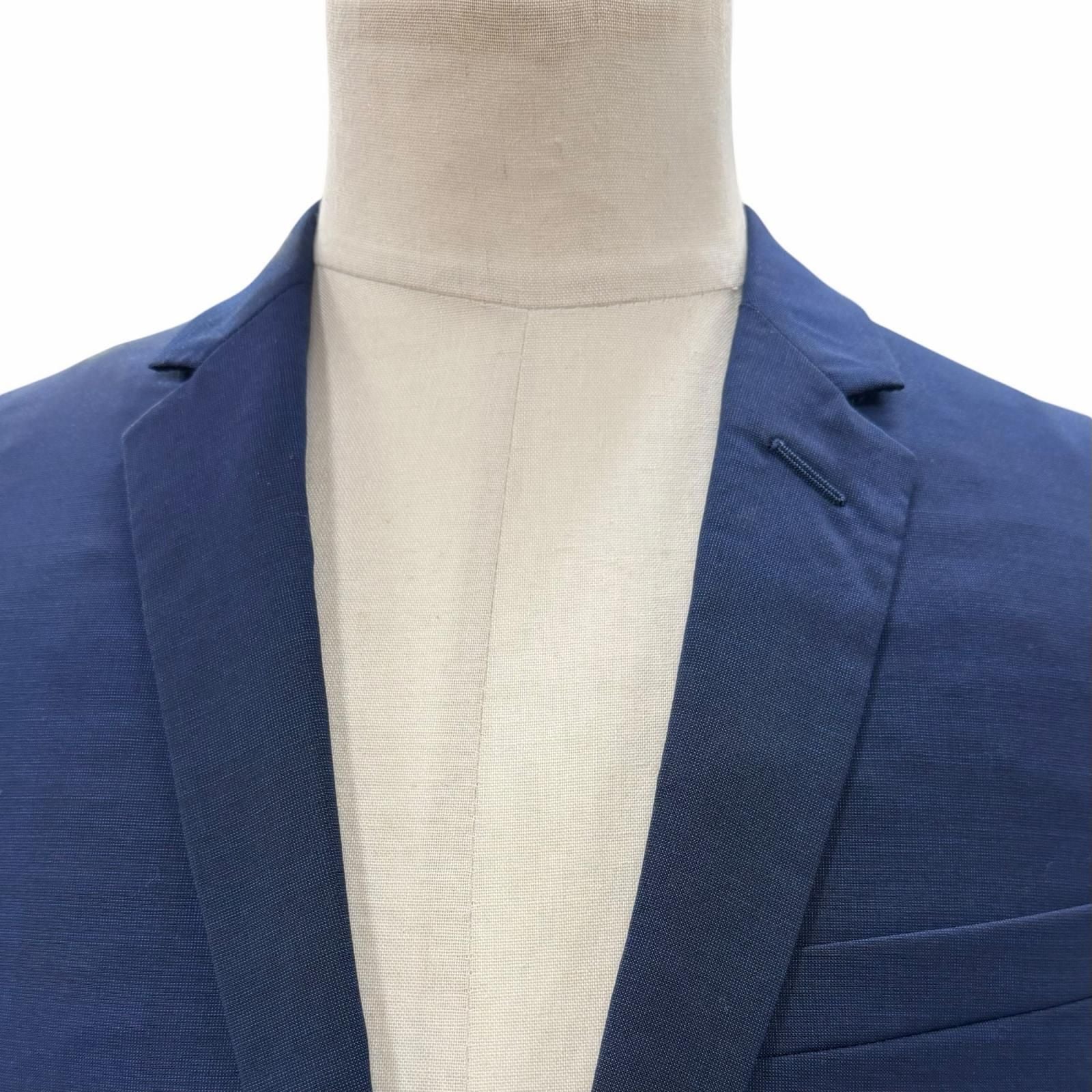 Dior Homme Wool Logo Button Single Jacket Terre Navy 48 — view 2
