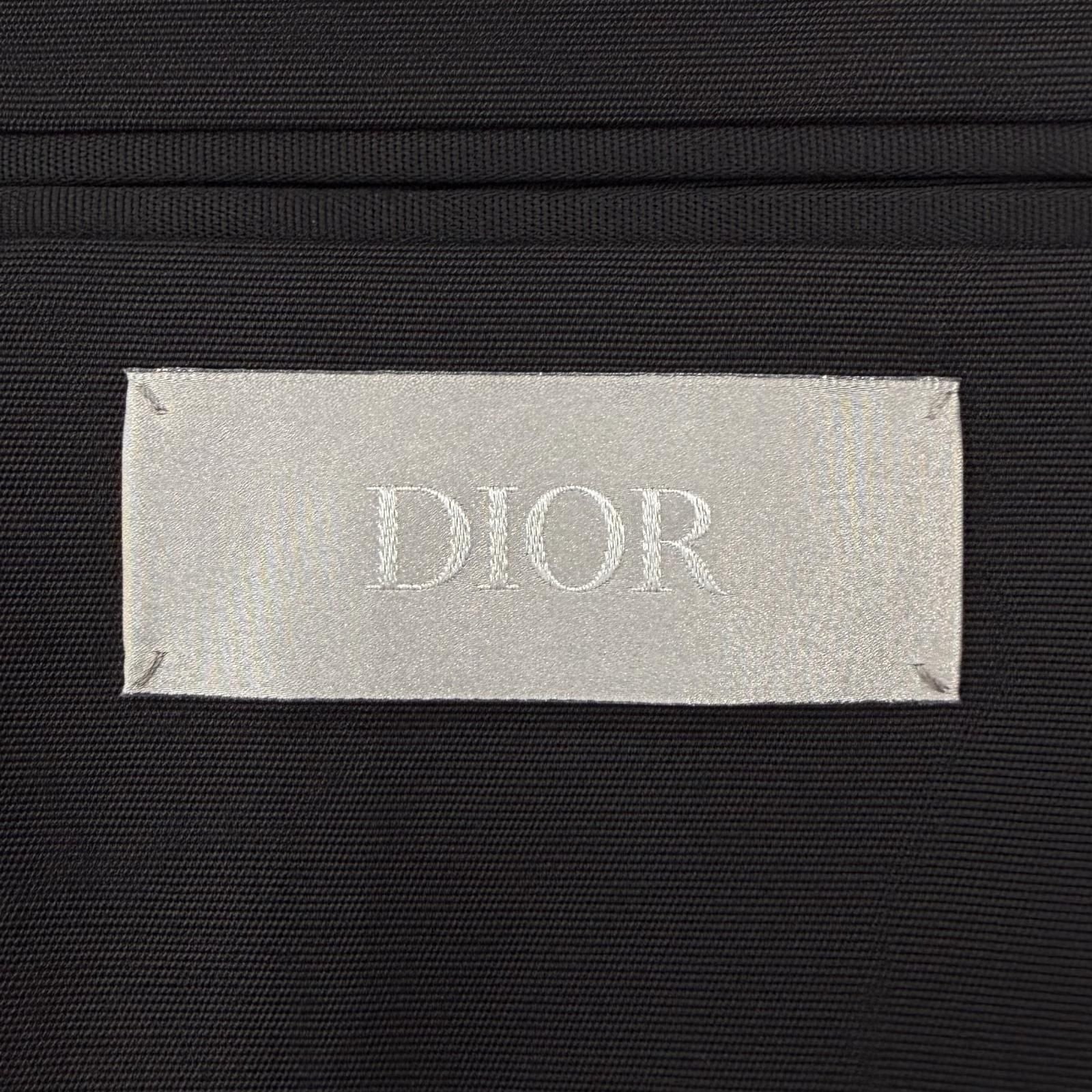 Dior Homme Saddle Pocket Logo Button Single Jacket Terre Black 46 — view 9
