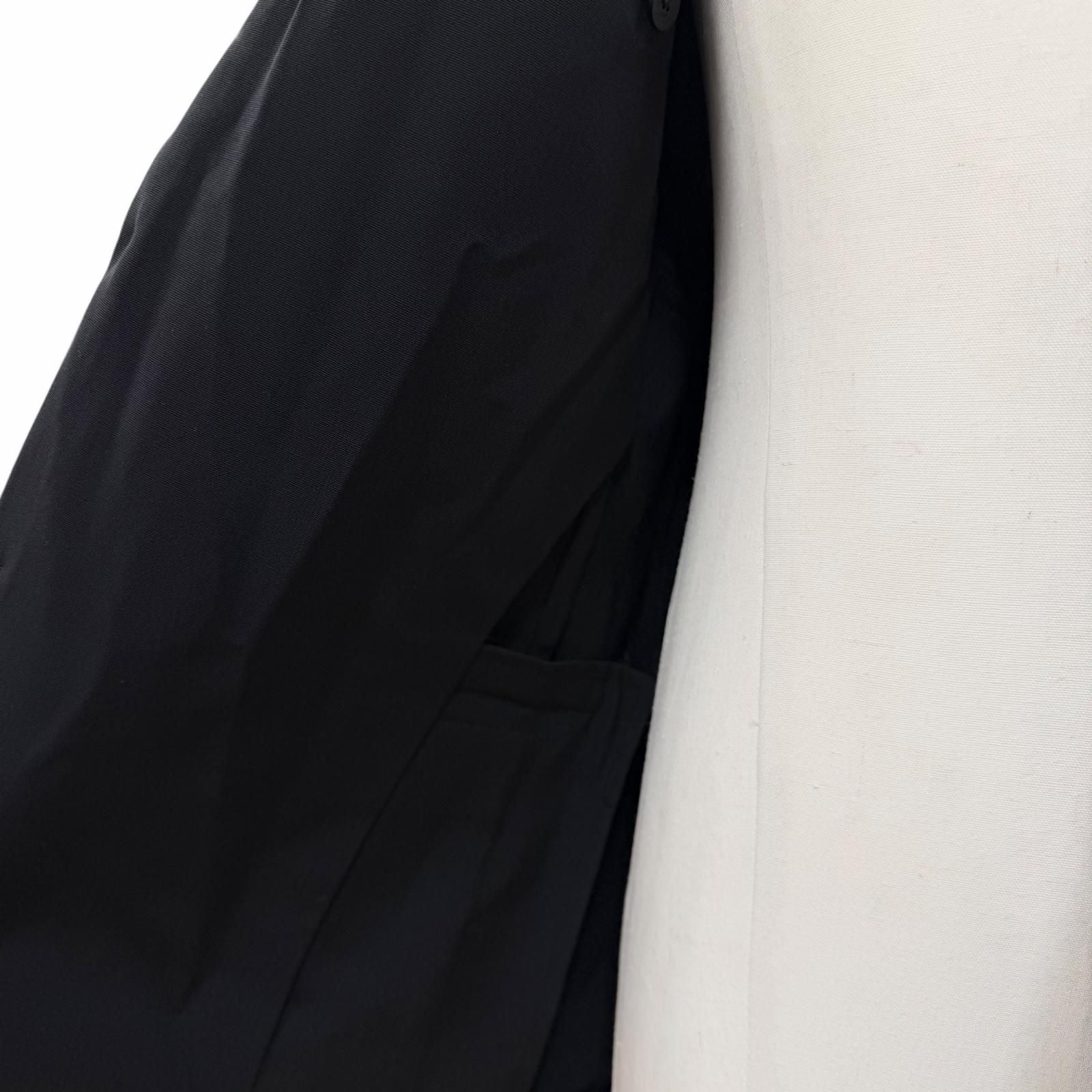 Dior Homme Saddle Pocket Logo Button Single Jacket Terre Black 46 — view 5
