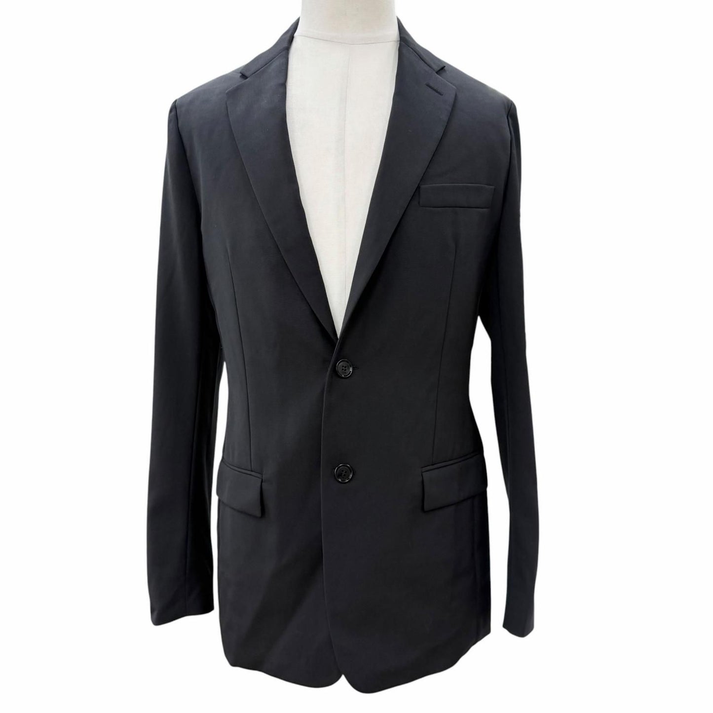 Dior Homme Saddle Pocket Logo Button Single Jacket Terre Black 46