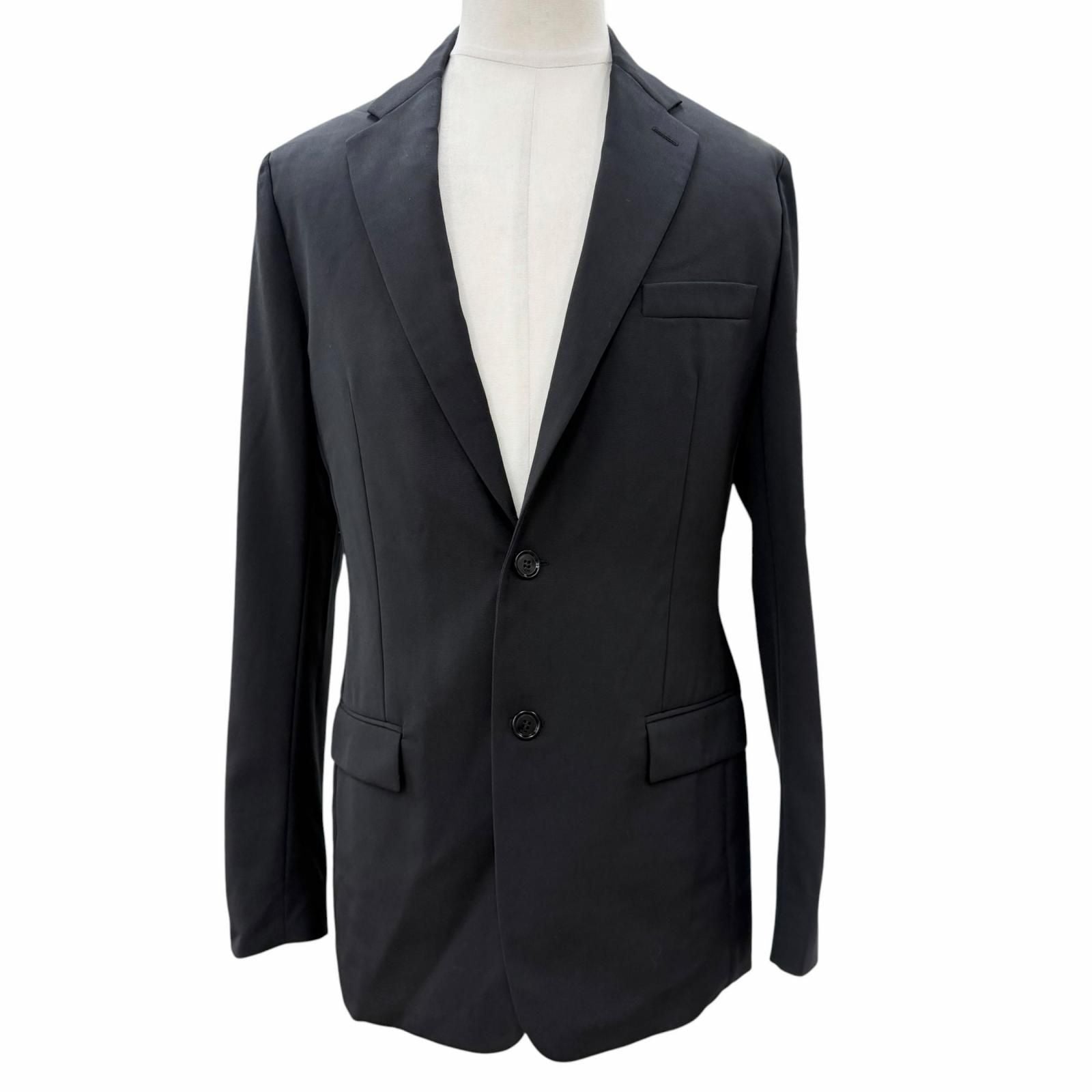 Dior Homme Saddle Pocket Logo Button Single Jacket Terre Black 46