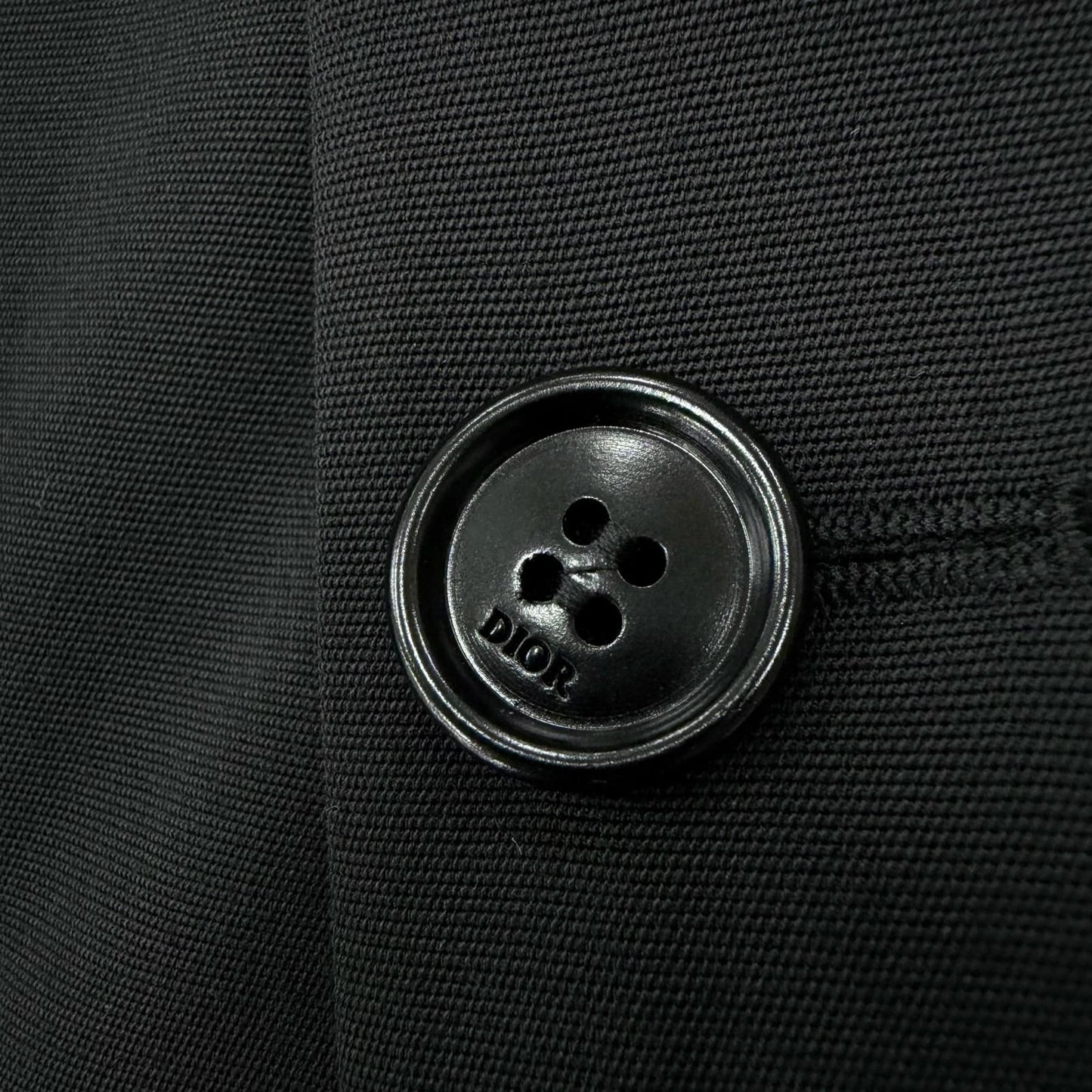 Dior Homme Saddle Pocket Logo Button Single Jacket Terre Black 46 — view 6