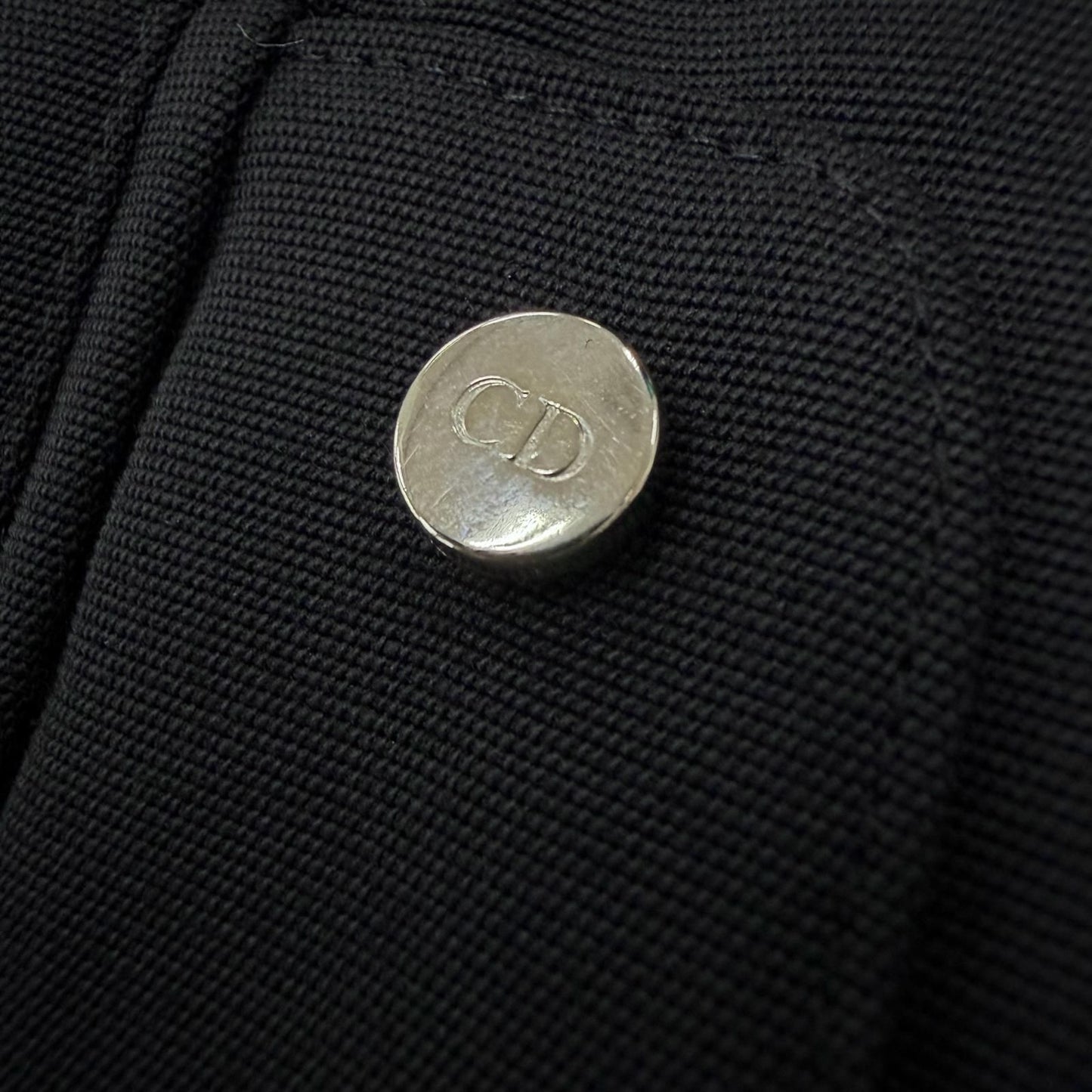 Dior Homme Saddle Pocket Logo Button Single Jacket Terre Black 46 — view 7