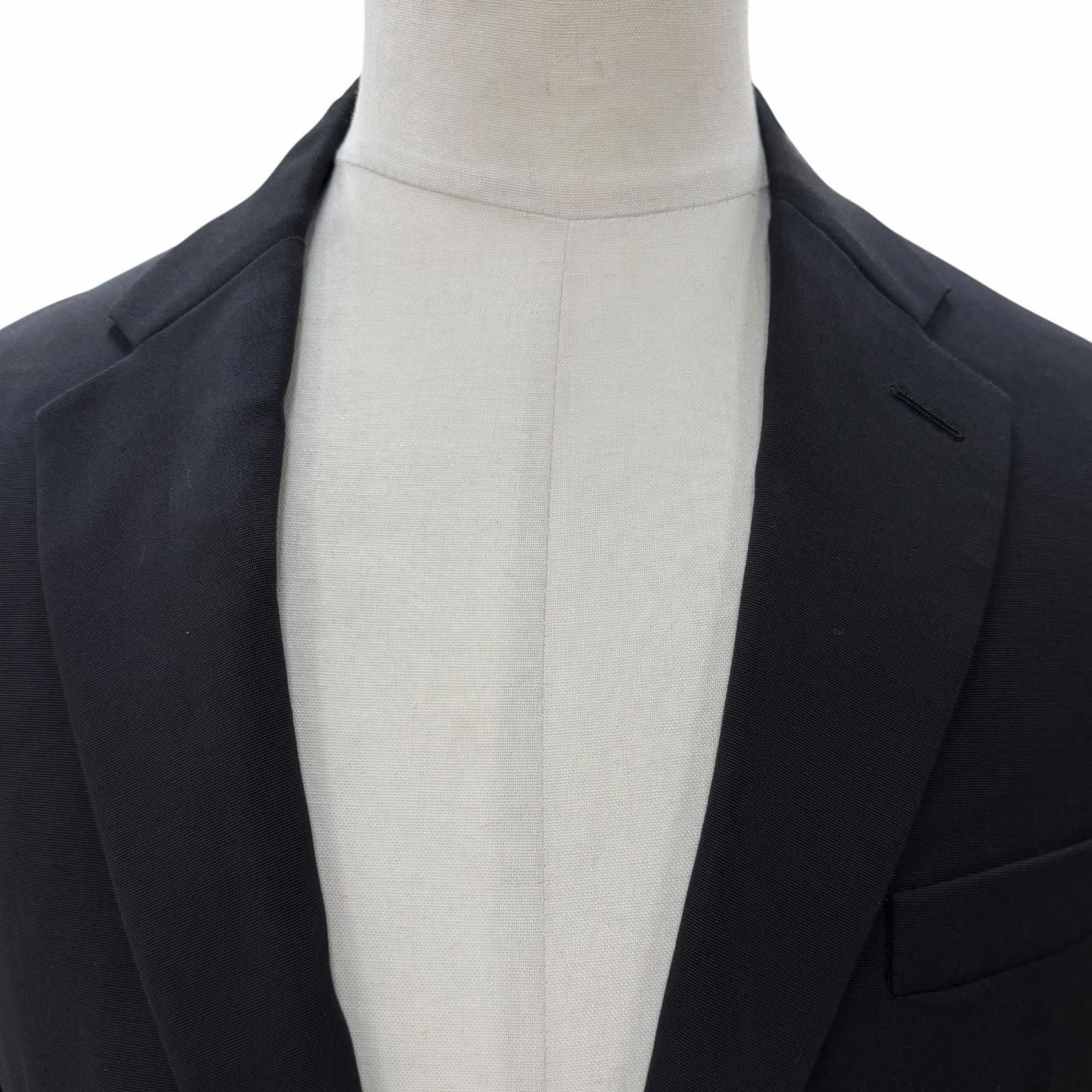 Dior Homme Saddle Pocket Logo Button Single Jacket Terre Black 46 — view 2