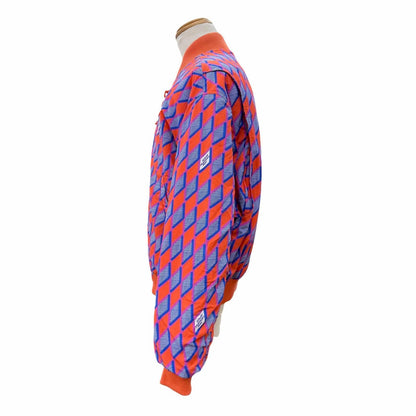 Louis Vuitton Diamond Damier Double Zip Jacket Bomber Orange Blue 52 — view 3