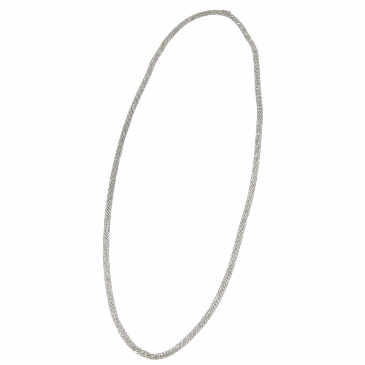 Tiffany & Co Elsa Peretti Somerset Mesh Necklace 925 Sterling Silver