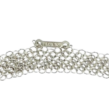 Tiffany & Co Elsa Peretti Somerset Mesh Necklace 925 Sterling Silver — view 5