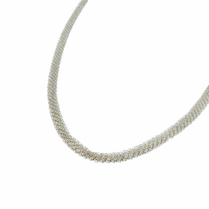 Tiffany & Co Elsa Peretti Somerset Mesh Necklace 925 Sterling Silver — view 3