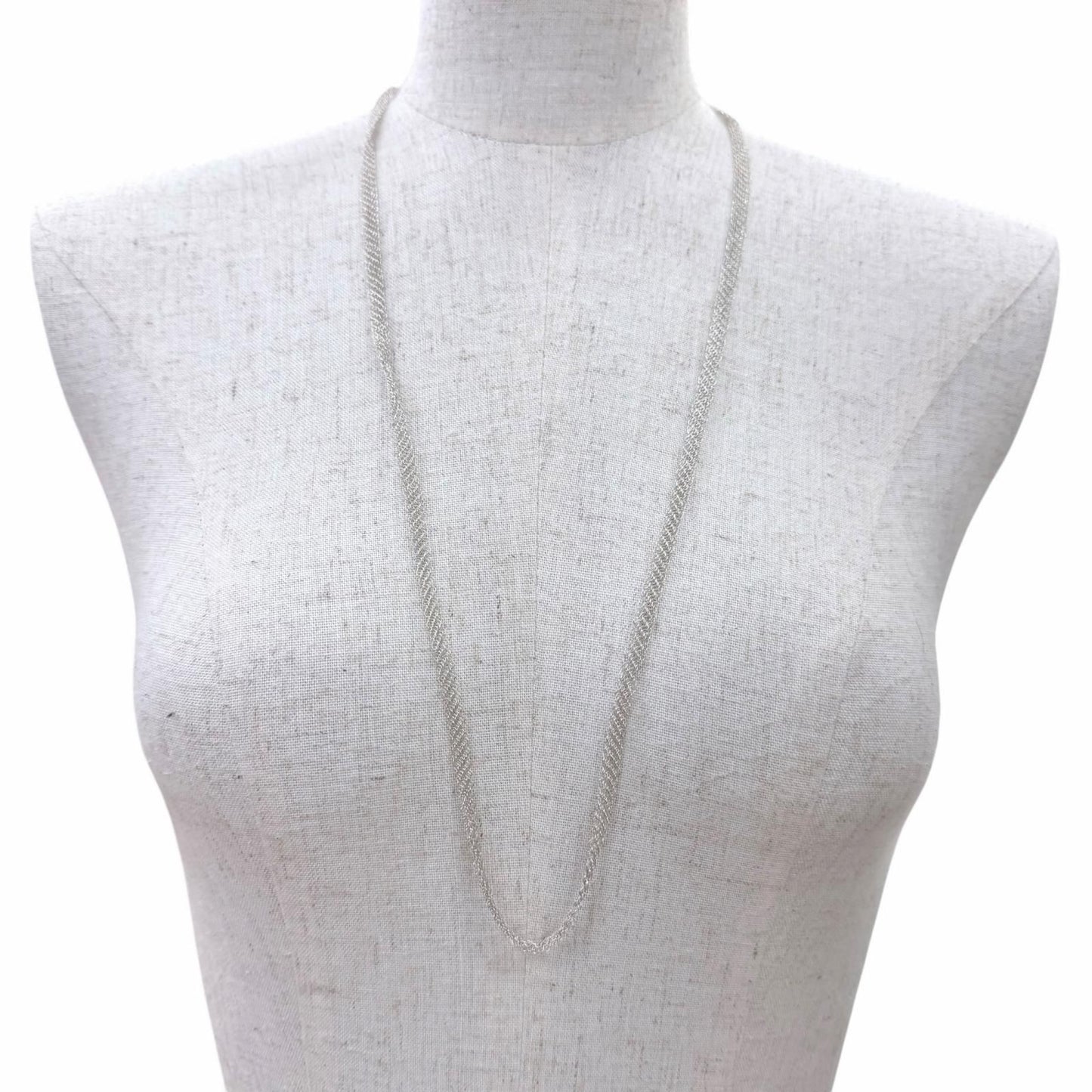 Tiffany & Co Elsa Peretti Somerset Mesh Necklace 925 Sterling Silver — view 2