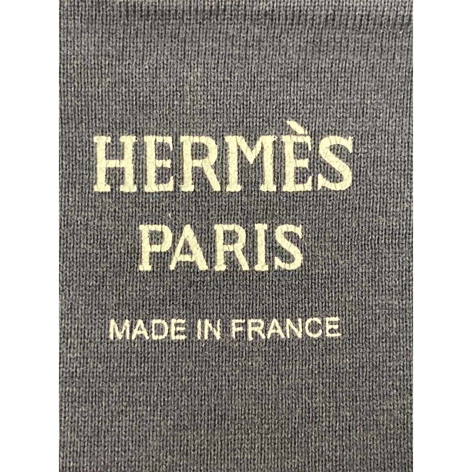Hermes Logo Embroidered Pocket T-Shirt 34 — view 3