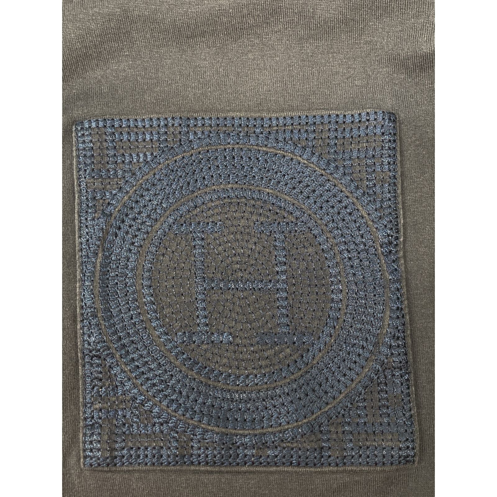 Hermes Logo Embroidered Pocket T-Shirt 34 — view 6