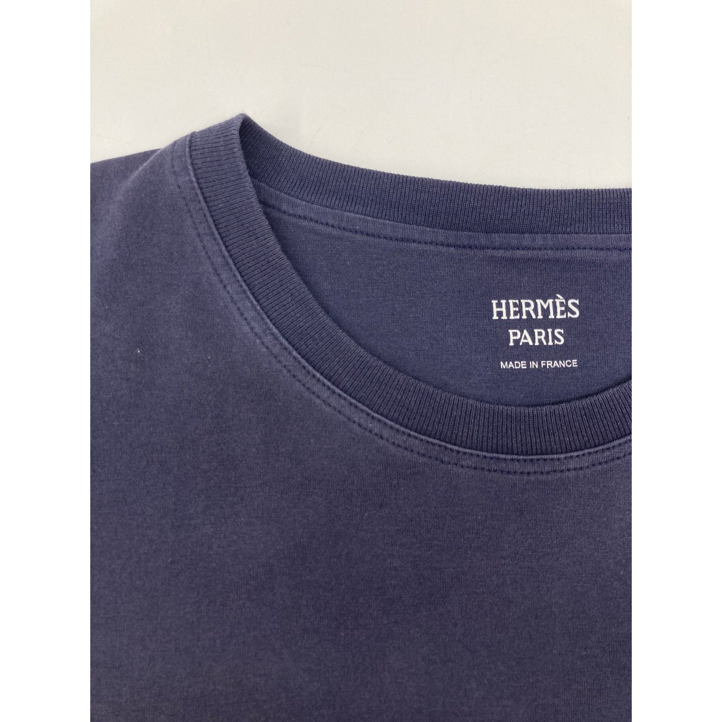 Hermes Logo Embroidered Pocket T-Shirt 34 — view 7