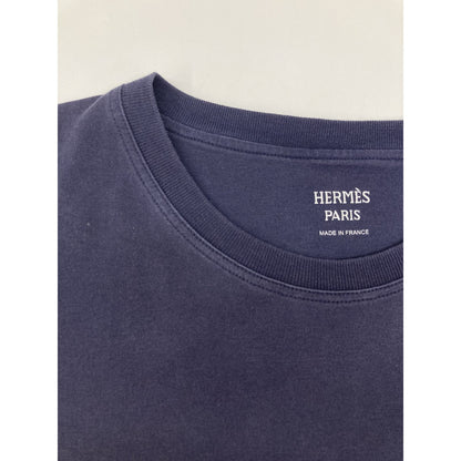 Hermes Logo Embroidered Pocket T-Shirt 34 — view 7