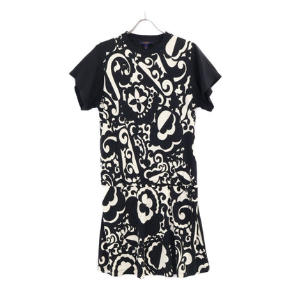 Louis Vuitton Gap Waist Gathers Silk Cotton Dress