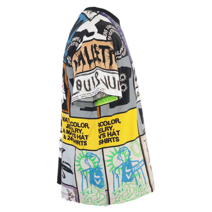 Louis Vuitton LV Fanzine Motif Graphic Art Shirt — view 4