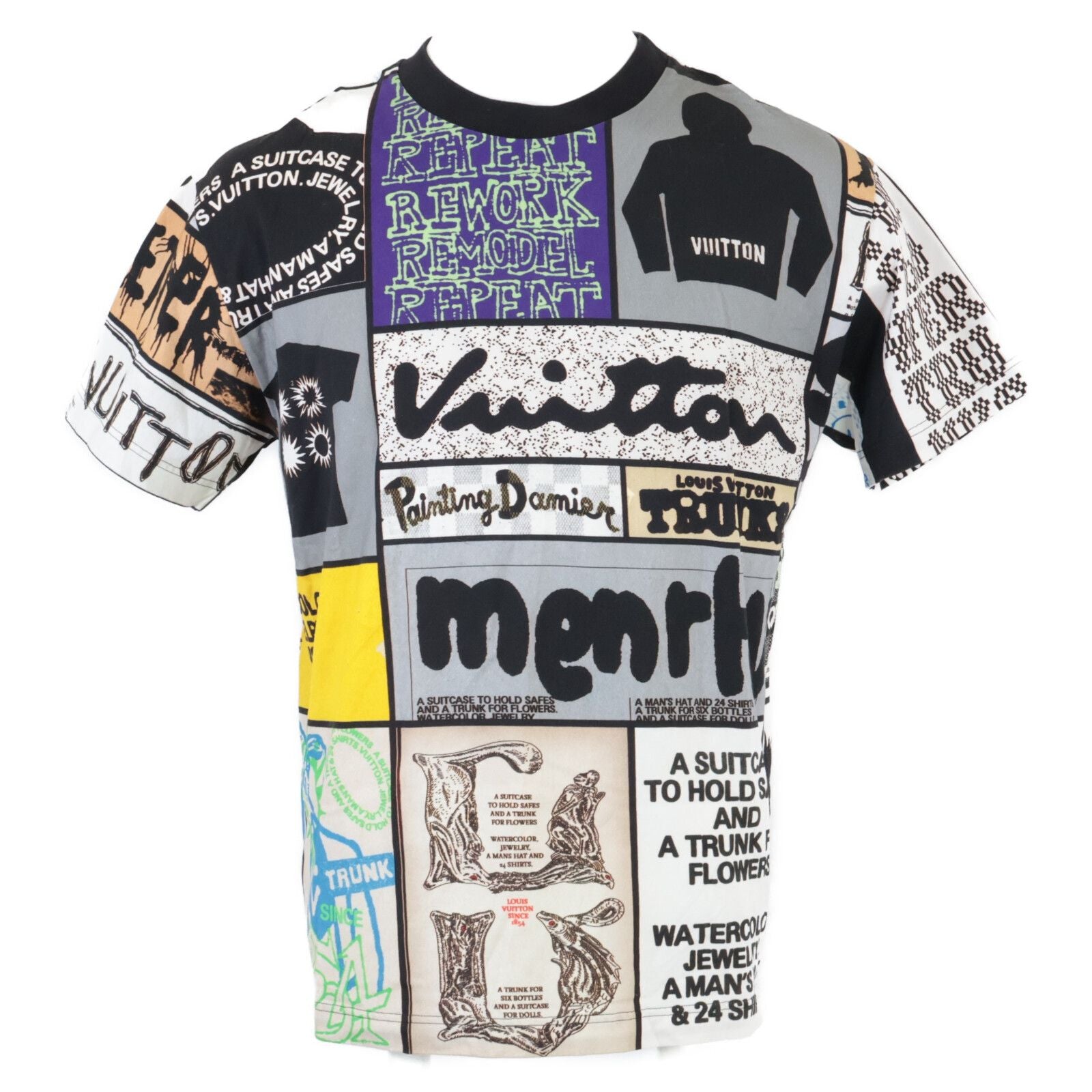 Louis Vuitton LV Fanzine Motif Graphic Art Shirt