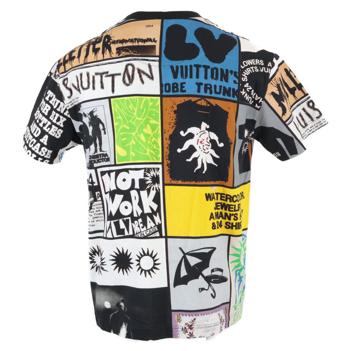 Louis Vuitton LV Fanzine Motif Graphic Art Shirt — view 3