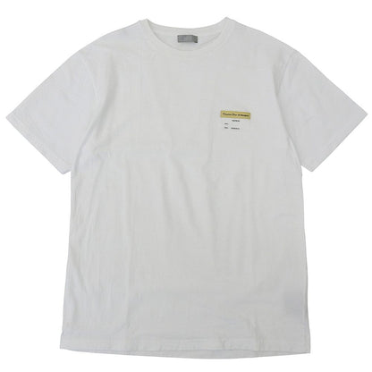 Dior Cotton Visitor Patch Crew Neck S Top T-Shirt Top White
