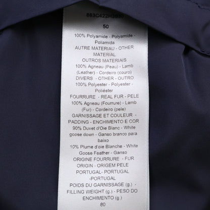 Dior Homme Boa Color York Lambskin Contrast Down Jacket 50 — view 7